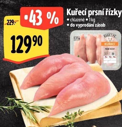 Kuřecí prsní řízky Albert