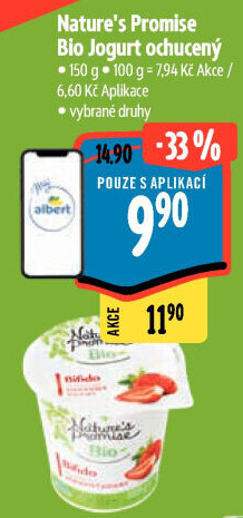 Ochucený jogurt bio Nature'
