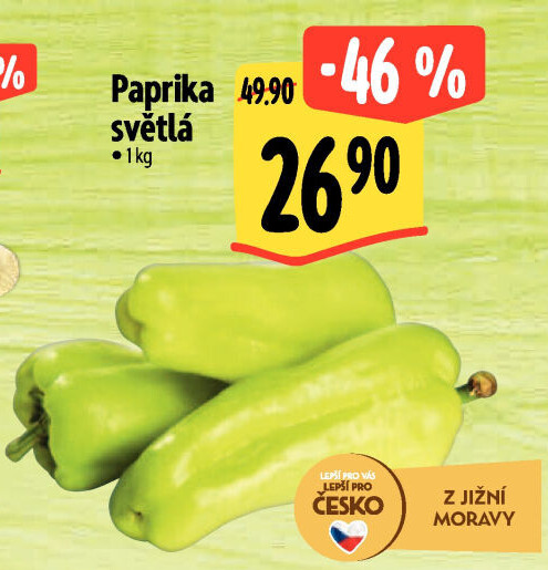 Paprika světlá