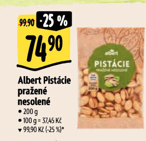 Pražené pistácie Albert