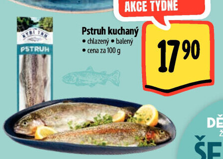 Pstruh kuchaný Albert