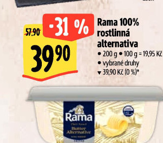 Rama rostlinná Plant Based Butter Alternative