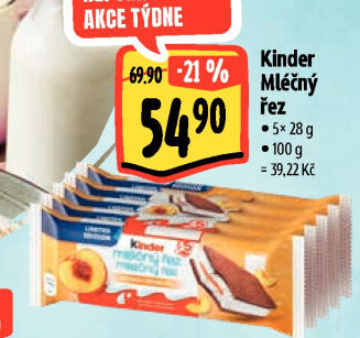 Řez mléčný Kinder