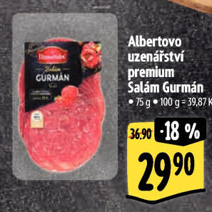 Salám Gurmán Premium Albertovo uzenářství