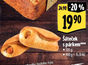 Šáteček s párkem