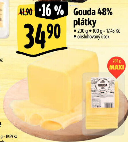 Sýr Gouda 48%