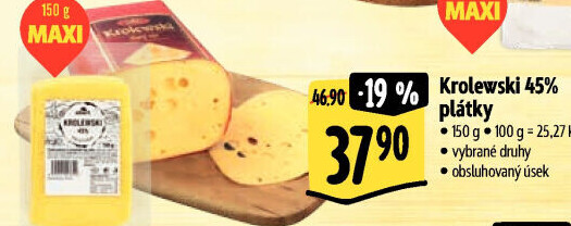 Sýr Krolewski 45% Milkpol