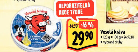 Sýr tavený Veselá kráva