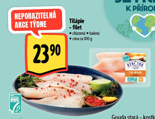 Tilápie nilská filety Albert