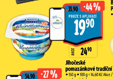 Tradiční pomazánkové Jihočeské Madeta