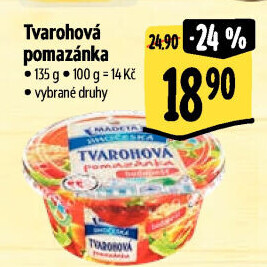 Tvarohová pomazánka Jihočeská Madeta