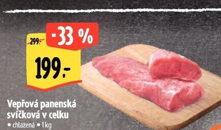 Vepřová panenská svíčková