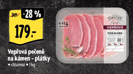 Vepřová pečeně na kámen Albert