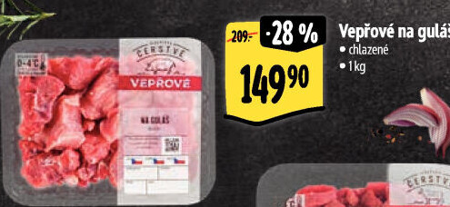 Vepřové maso na guláš Albert