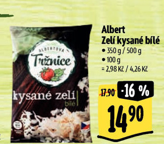 Zelí bílé kysanéAlbert