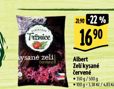Zelí červené kysané Albert