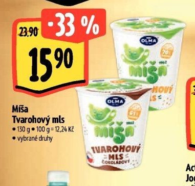 Míša Tvarohový mls