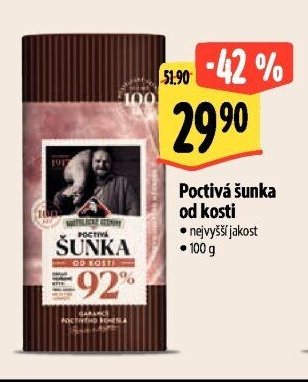 Poctivá šunka od kosti