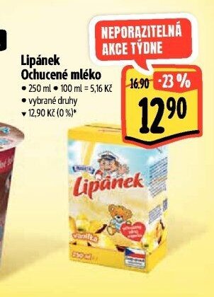 Lipánek Ochucené mléko