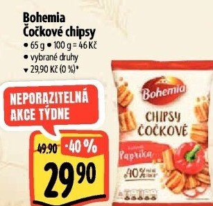 Čočkové chipsy Bohemia Chips