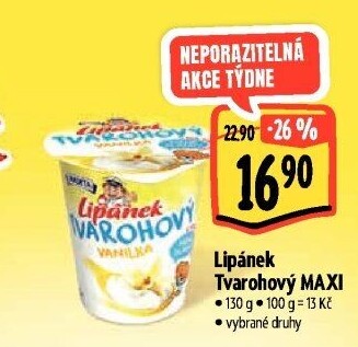 Dezert Lipánek tvarohový Madeta