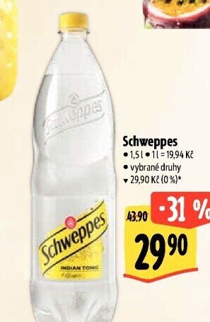 Limonáda Tonic Schweppes