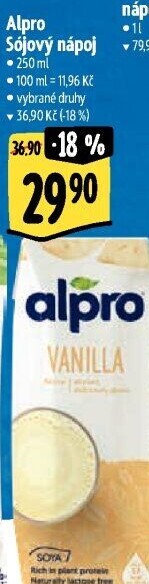Nápoj sójový ochucený Alpro Soya