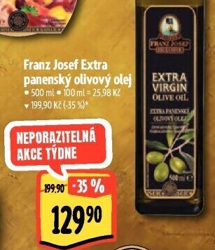 Olivový olej extra panenský Exclusive Franz Josef Kaiser