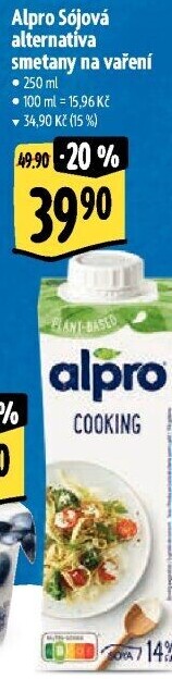 Smetana sójová na vaření Alpro Soya