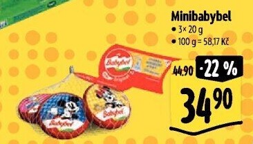 Sýr Mini Babybel Veselá kráva