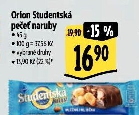 Tyčinka Studentská pečeť Naruby Orion