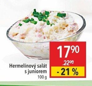 Hermelínový salát s juniorem