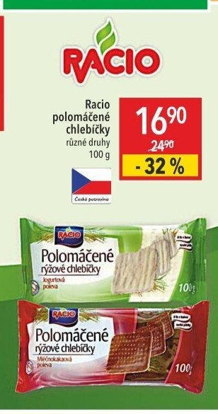 Racio polomáčené chlebíčky různé druhy 100 g