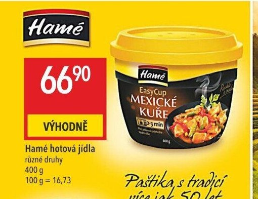 Hamé EasyCup Mexické kuře 400 g