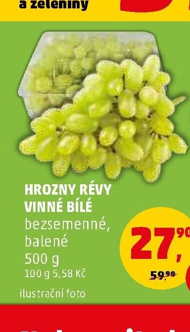 Hrozny révy vinné bílé