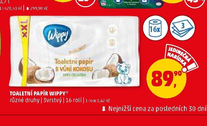 Toaletní papír Wippy