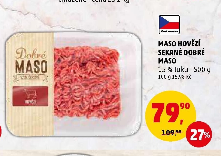 Maso hovězí sekané Dobré maso