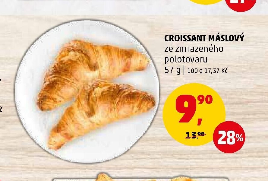 Croissant máslový