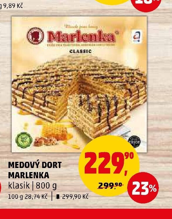 Medový dort Marlenka