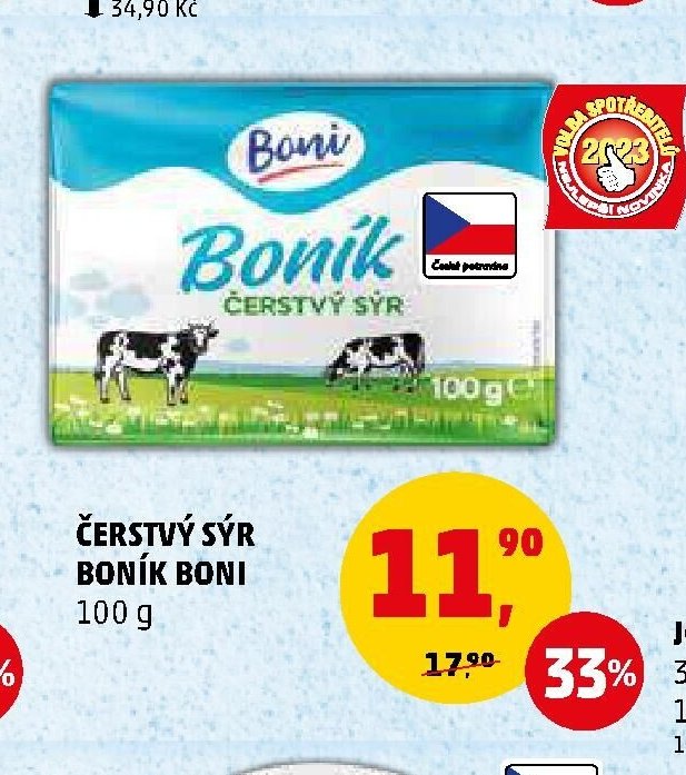 ČERSTVÝ SÝR BONÍK BONI