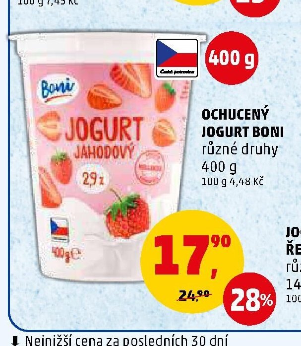 OCHUCENÝ JOGURT BONI