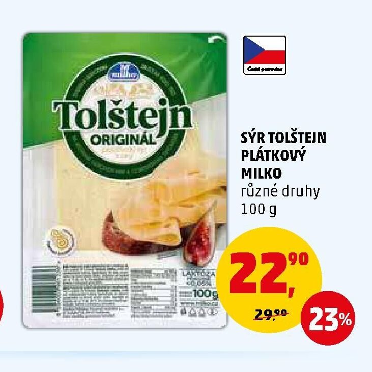 SÝR TOLŠTEJN PLÁTKOVÝ