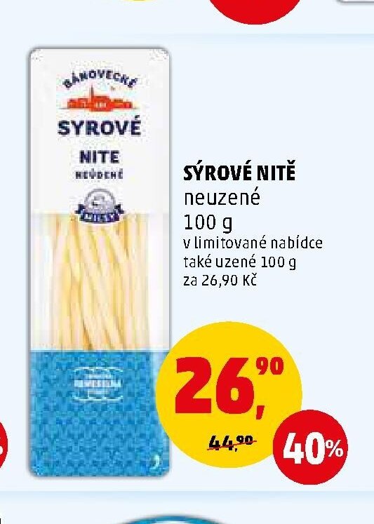 SÝROVÉ NITĚ
