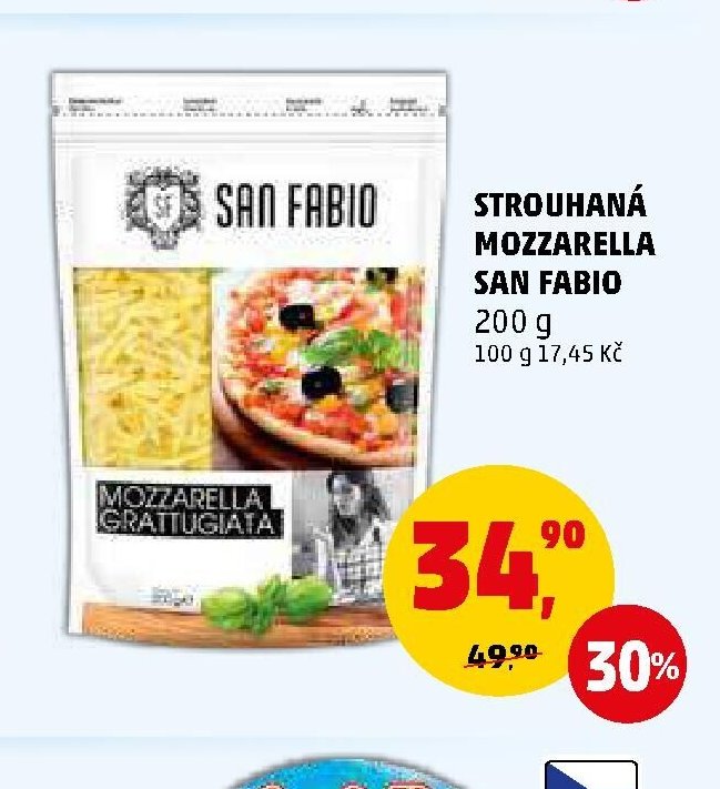 STROUHANÁ MOZZARELLA SAN FABIO