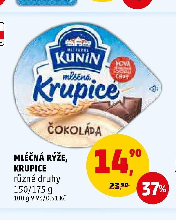 MLÉČNÁ RÝŽE, KRUPICE
