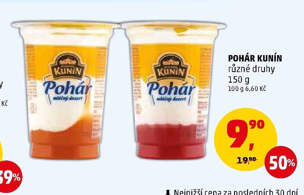 POHÁR KUNÍN
