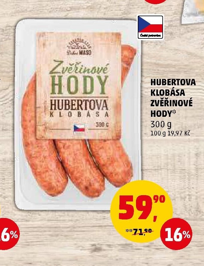 Hubertova klobása Zvěřinové Hody