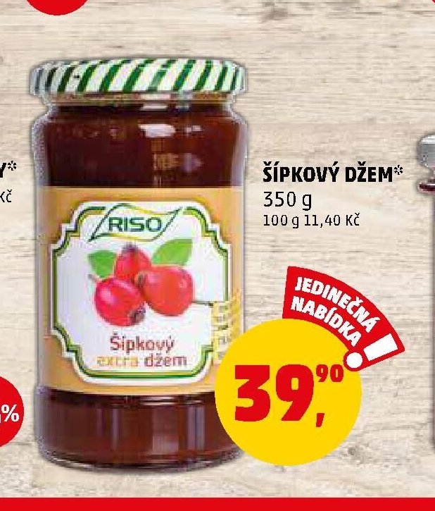 Šípkový džem Riso