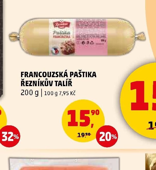 FRANCOUZSKÁ PAŠTIKA ŘEZNÍKŮV TALÍŘ