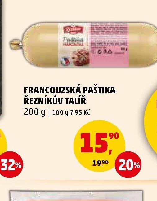 FRANCOUZSKÁ PAŠTIKA ŘEZNÍKŮV TALÍŘ